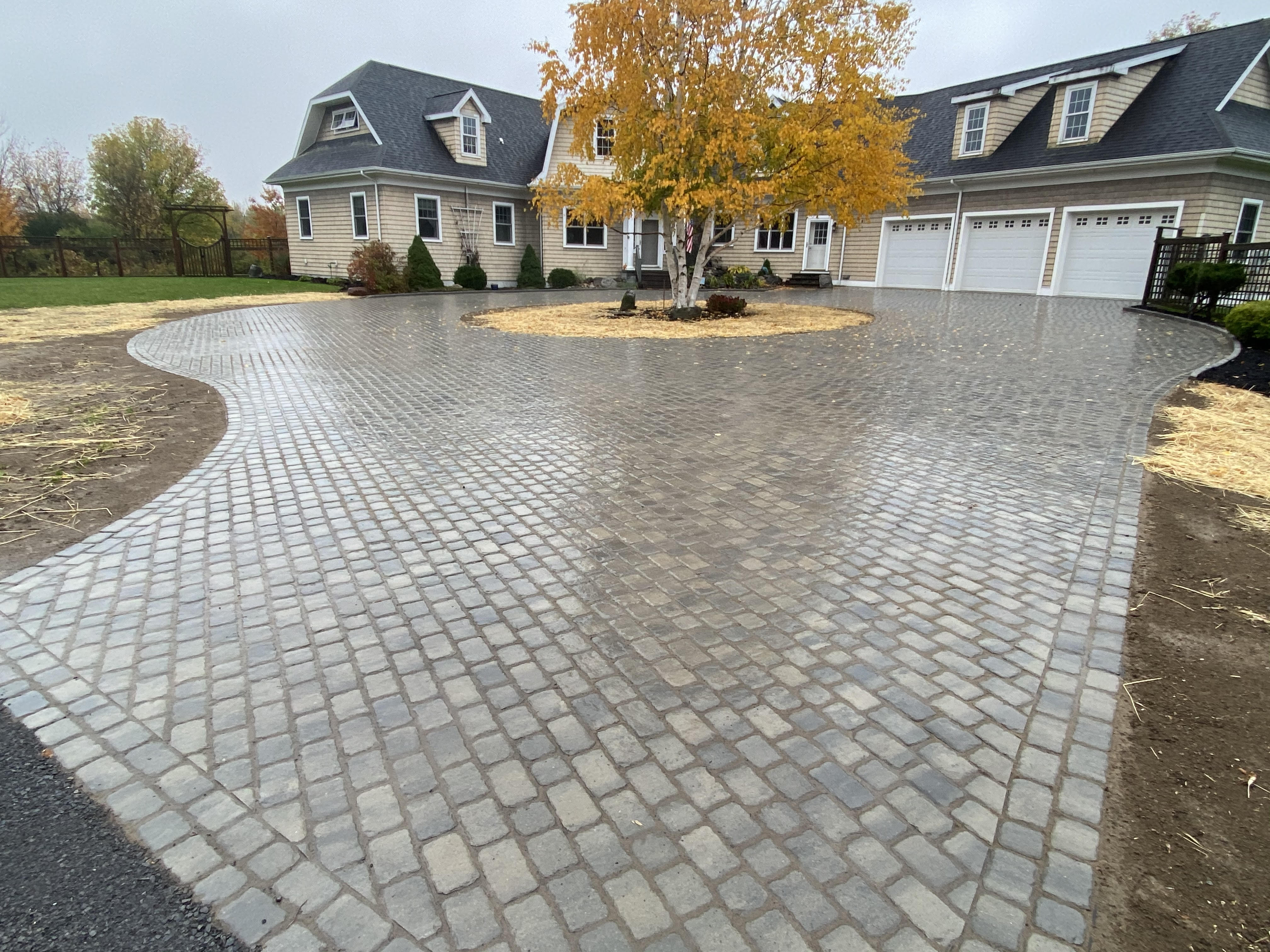Cobblestone Paver Driveway